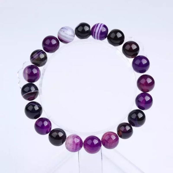 TCC™ Natural Purple Agate Bracelet For Wealth & Good Luck